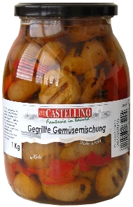 Gegrillte Gemüsemischung "Castellino", 1 kg Glas