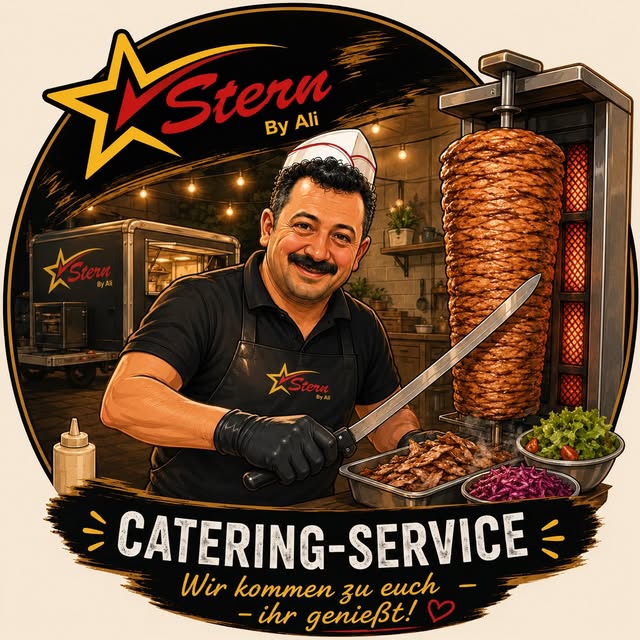 Original-Catering-Ankündigung von Stern by Ali auf Instagram